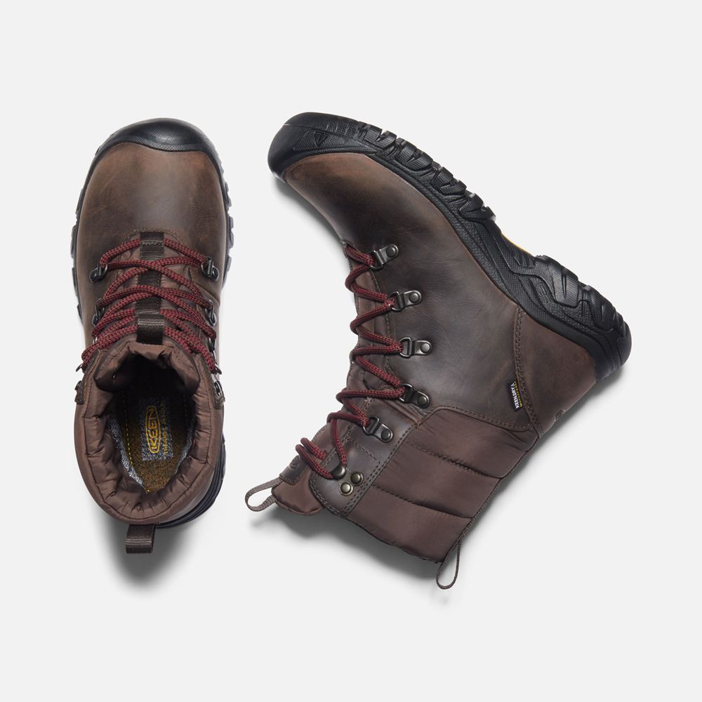 Bottes de Randonnée Keen Femme Marron | Greta Waterproof | DAUVF-1523